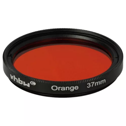 VHBW Oranger Farbfilter, 37 mm Filtergewinde