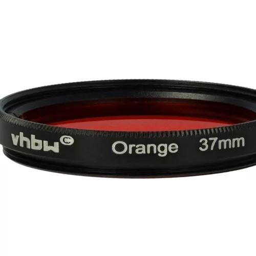 VHBW Oranger Farbfilter, 37 mm Filtergewinde