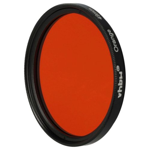VHBW Orange Filter, 49 mm Filter Thread, for Camera Lenses