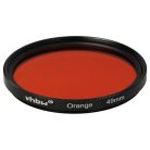 VHBW Orange Filter, 49 mm Filter Thread, for Camera Lenses