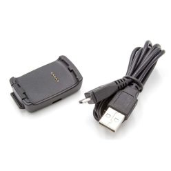   USB Töltőállomás Asus Vivo Watchhoz, VivoWatch Smartwatchhoz, fekete