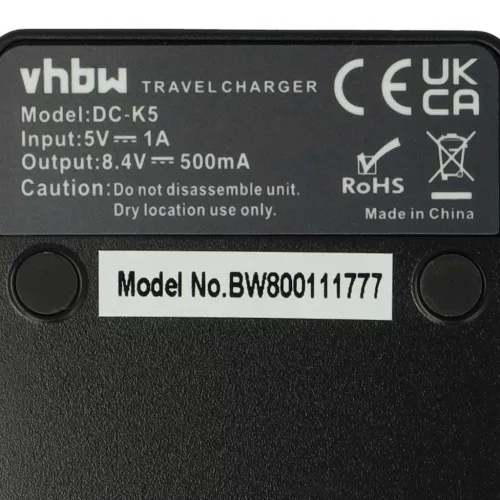 VHBW Battery Charger for Canon LC-E17, for VmicLink5 RX+ Cameras etc. - 0.5 A, 8.4 V
