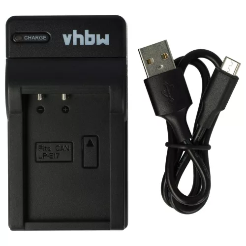 VHBW Battery Charger for Canon LC-E17, for VmicLink5 RX+ Cameras etc. - 0.5 A, 8.4 V