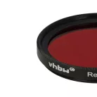 VHBW Roter Farbfilter, 40,5 mm Gewinde