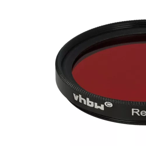 VHBW Roter Farbfilter, 40,5 mm Gewinde