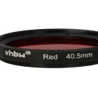 VHBW Roter Farbfilter, 40,5 mm Gewinde
