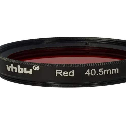 VHBW Roter Farbfilter, 40,5 mm Gewinde