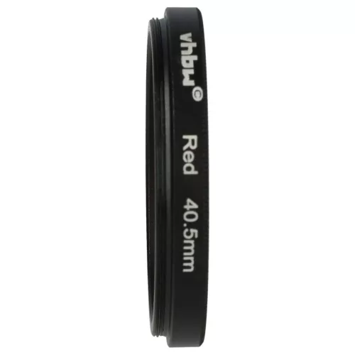 VHBW Roter Farbfilter, 40,5 mm Gewinde