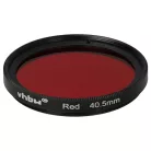 VHBW Roter Farbfilter, 40,5 mm Gewinde