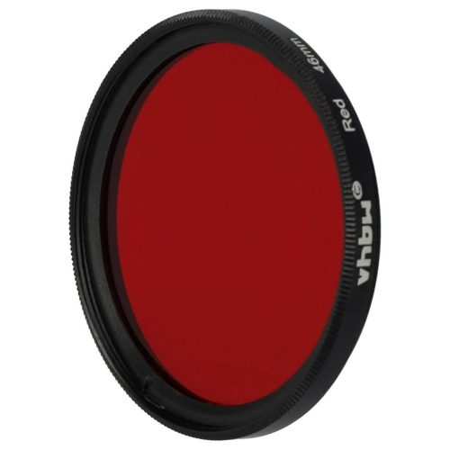 VHBW Red Filter, 46 mm Filter Thread, for Camera Lenses