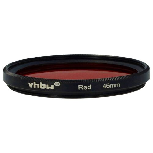 VHBW Red Filter, 46 mm Filter Thread, for Camera Lenses