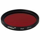 VHBW Red Filter, 46 mm Filter Thread, for Camera Lenses