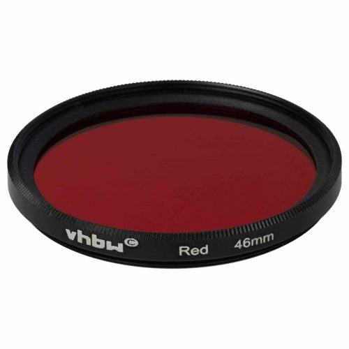 VHBW Red Filter, 46 mm Filter Thread, for Camera Lenses