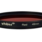 VHBW Red Filter, 46 mm Filter Thread, for Camera Lenses
