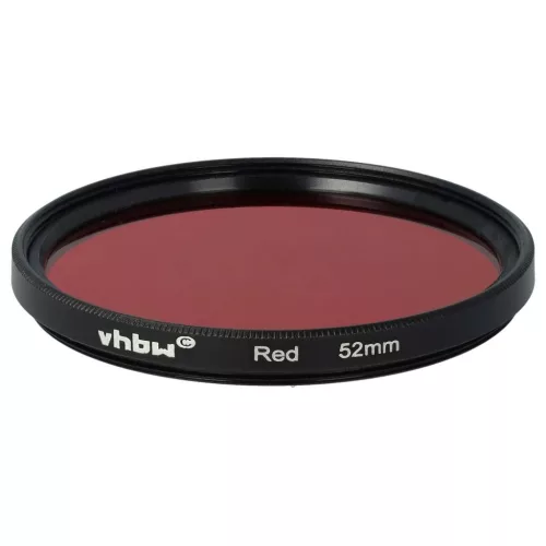 VHBW 52 mm roter Farbfilter