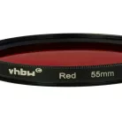 VHBW Roter Farbfilter, 55 mm Gewinde