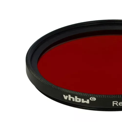 VHBW Roter Farbfilter, 55 mm Gewinde