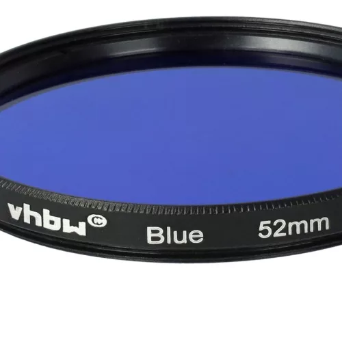 VHBW Blauer Farbfilter, 52 mm Filtergewinde