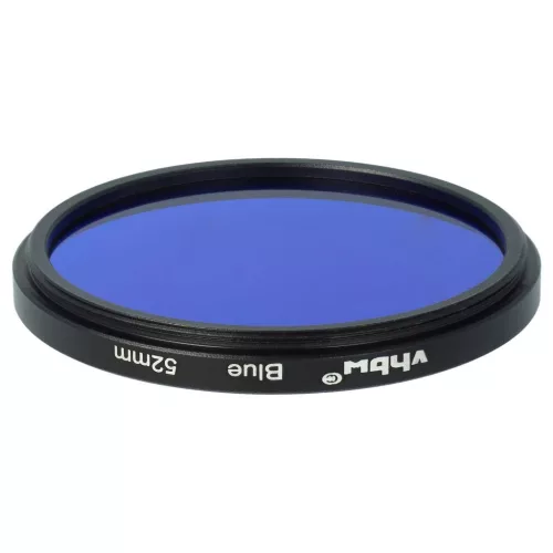 VHBW Blauer Farbfilter, 52 mm Filtergewinde