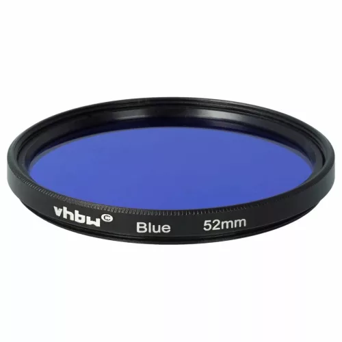 VHBW Blauer Farbfilter, 52 mm Filtergewinde