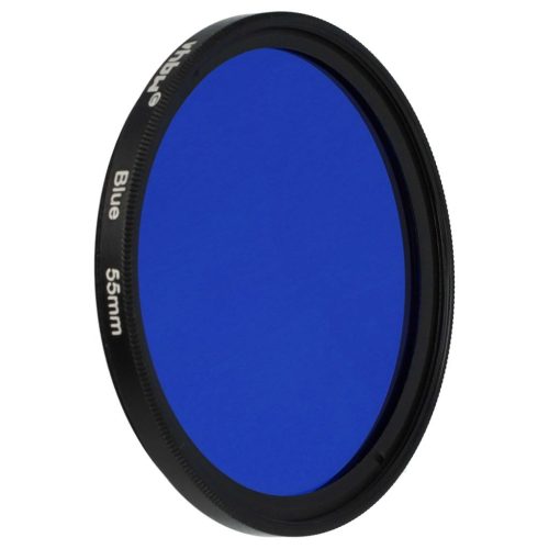 Kék Színes Szűrő, 55 mm-es szűrőszálas
