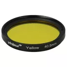 VHBW 40,5 mm Gelber Farbfilter für Kameraobjektive