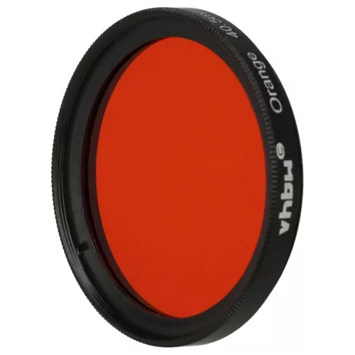 VHBW Oranger Farbfilter, 40,5 mm Filtergewinde