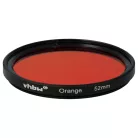 VHBW Oranger Farbfilter, 52 mm Filtergewinde