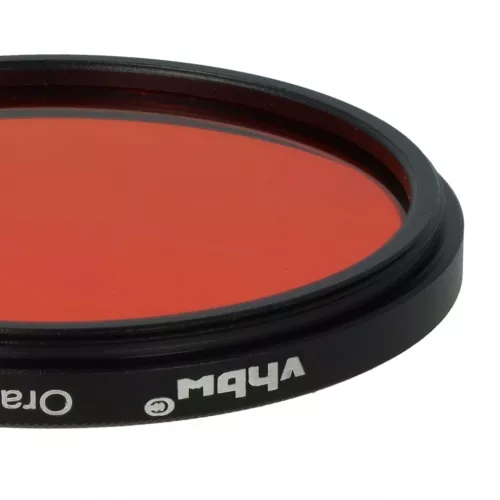 VHBW Oranger Farbfilter, 52 mm Filtergewinde