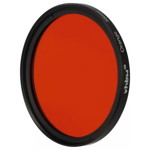 VHBW Oranger Farbfilter, 55 mm Filtergewinde
