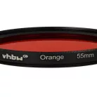VHBW Oranger Farbfilter, 55 mm Filtergewinde