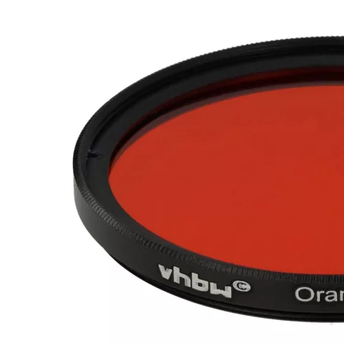 VHBW Oranger Farbfilter, 55 mm Filtergewinde