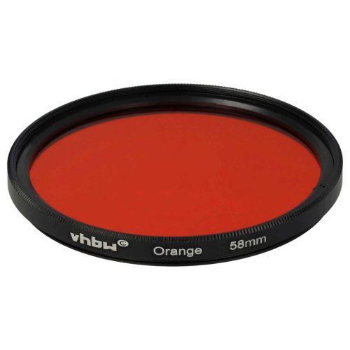 VHBW "Orange Filter, 58 mm Filter Thread"