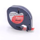 VHBW Dymo S0721630, 91203 Label Tape - 12 mm, Black-Red
