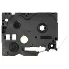 VHBW Label Tape Brother HSE-211, 5.8 mm, Black-White