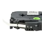 VHBW Label Tape Brother HSE-211, 5.8 mm, Black-White