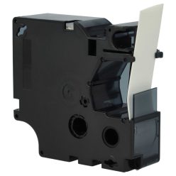 VHBW Dymo 18057 Label Tape, Black-White, Heat Shrink, 19 mm