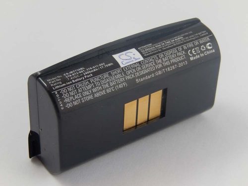 VHBW Intermec 318-011-004, 318-011-002 Barcode Scanner POS Battery - 2400 mAh 7.4 V Li-Ion