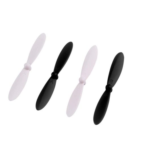 VHBW 4x Propeller for Wltoys V939 Drone - Self-locking, Black, White
