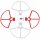 VHBW 4x Propeller Protector for DJI Phantom - White/Red, 25.5 cm