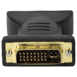 VHBW DVI-Cinch Adapter - 3RCA Kompozit Videokonverter Fekete