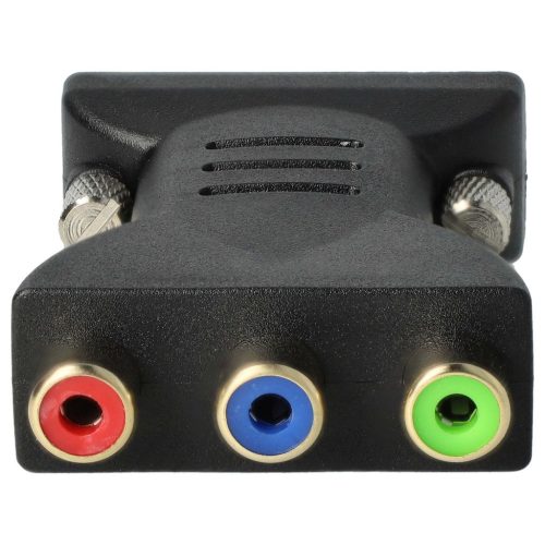 VHBW DVI-Cinch Adapter - 3RCA Komposit Videokonverter Schwarz
