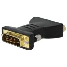 VHBW DVI-Cinch Adapter - 3RCA Komposit Videokonverter Schwarz