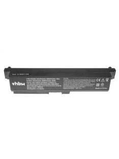   Notebook akkumulátor  Toshiba PA3635U-1BAM, PA3634U-1BAS - 6600 mAh 10,8 V Li-Ion, fekete