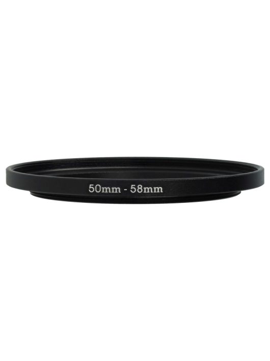 Step-Up Gyűrűs Adapter 50mm-58mm - Szűrőadapter