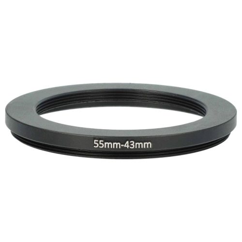 VHBW Step Ring Adapter 55mm to 43mm