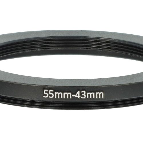 VHBW Step Ring Adapter 55mm to 43mm