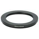 VHBW Step Ring Adapter 55mm to 43mm
