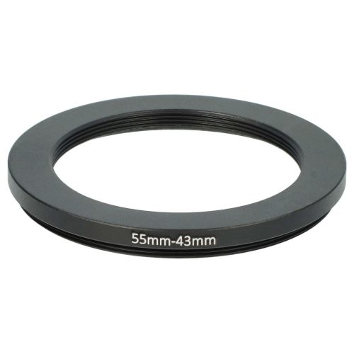 VHBW Step Ring Adapter 55mm to 43mm