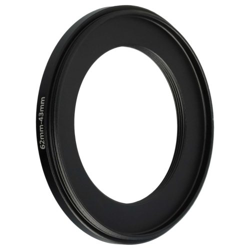 VHBW 62 mm to 43 mm Ring Adapter, Camera Lens, Metal